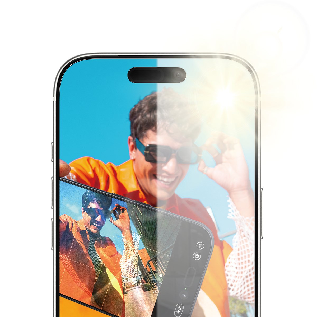 PanzerGlass® Anti-Reflective Armor Displayschutz iPhone 17 Pro m. EasyAligner